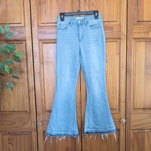Vervet V2834 52452 Vintage Light Blue Flare Jeans 26               Q141